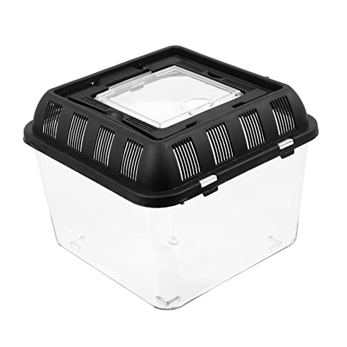 Garneck Kasten Tragbare Fütterungsbox züchten Reptil Fall Zuchtkäfig für Haustiere Gecko verstecken Futterspender klein Terrarium Plastik Black Garneck Kasten Tragbare Fütterungsbox züchten Reptil Fall Zuchtkäfig für Haustiere Gecko verstecken Futterspender klein Terrarium Plastik Black von Garneck