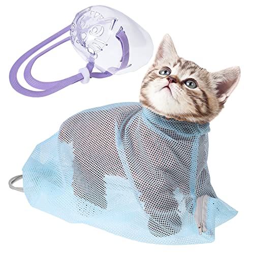Garneck Katzen-duschtasche Faltbar Tasche Zum Schneiden Von Katzennägeln Kätzchentasche Duschnetztasche Für Haustiere Tasche Zum Abschneiden Von Katzennägeln Drinnen Pp von Garneck