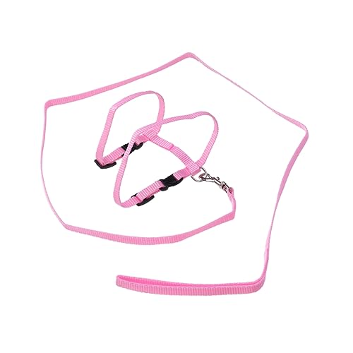 Garneck Katzenhalsband Leine Geschirr drinnen Name Kragen Schild pet Supplies Katzen sicherheitshalsband Katzen-Sicherheitsleine katzenzubehöhr Haustierzubehör Haustierbedarf Rosa von Garneck
