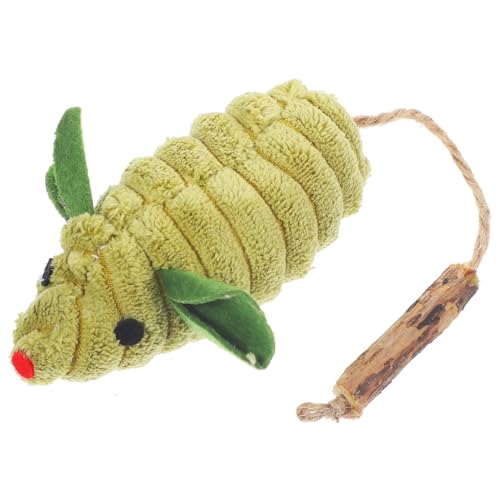 Garneck Katzenminze Kätzchen interaktives katzenspielzeug Interactive cat Toy Plush Toy Katzenspielzeug Mäuse Katzenspielzeug für drinnen Polygonum Holz von Garneck