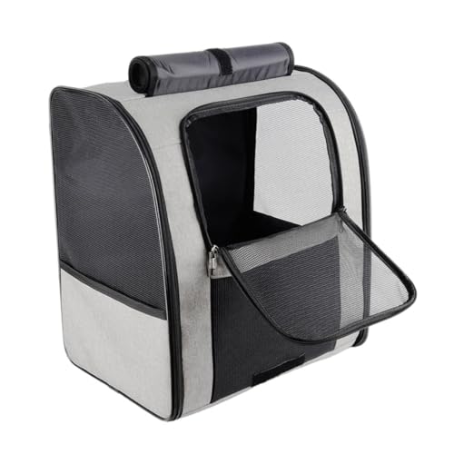 Garneck Katzenrucksack für Große Katzen Atmungsaktive Tragetasche Tragbarer Haustier Rucksack Komfortabler Transportbeutel für Katzen für Ausflüge Garneck Katzenrucksack für Große Katzen Atmungsaktive Tragetasche Tragbarer Haustier Rucksack Komfortabler Transportbeutel für Katzen für Ausflüge von Garneck