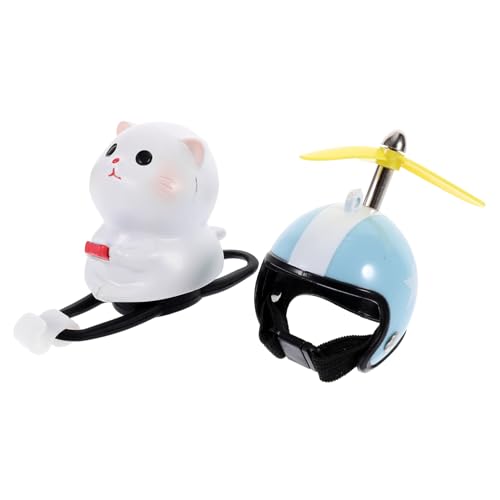Garneck Katzenschmuck Katzenhorn Katzenglockenhörner Helmdekorationen Katzenspielzeug Mit Helm Drinnen Katzenhörner Katzenzubehör Schlüssel Sammlerstück Bindestrich Katzendekor Green Harz von Garneck