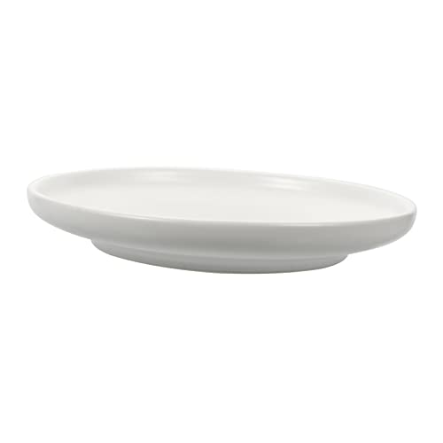 Garneck Katzenschüssel aus Keramik Katzennapf mit Ständer Haustier klein Fütterung Speiseteller pet Bowl katzenfutter schüssel Flacher Kätzchenteller Kätzchen Schüssel Katzengericht Weiß von Garneck