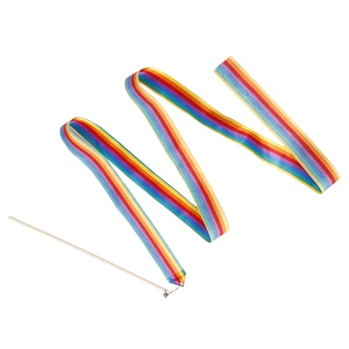 Garneck Katzenspielzeug Interaktives Katzen Teaser mit Buntem Regenbogenband für Kätzchen und Katzen Fördert Aktives und Langeweile Garneck Katzenspielzeug Interaktives Katzen Teaser mit Buntem Regenbogenband für Kätzchen und Katzen Fördert Aktives und Langeweile von Garneck