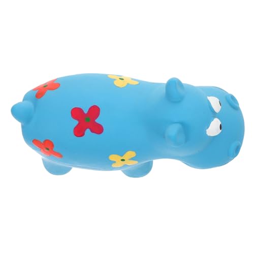 Garneck Kauspielzeug für Quietschendes Hippo aus Interaktives für Kleine und Mittlere für Welpen Zahnpflege und Beschäftigung Garneck Kauspielzeug für Quietschendes Hippo aus Interaktives für Kleine und Mittlere für Welpen Zahnpflege und Beschäftigung von Garneck