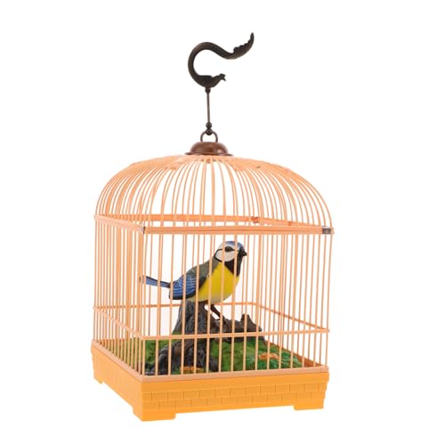 Garneck Klangaktivierter Vogel im Käfig Interaktives mit Realistischen Geräuschen und Dekorativer Vogelkäfig für Erwachsene für Familienunterhaltung Garneck Klangaktivierter Vogel im Käfig Interaktives mit Realistischen Geräuschen und Dekorativer Vogelkäfig für Erwachsene für Familienunterhaltung von Garneck