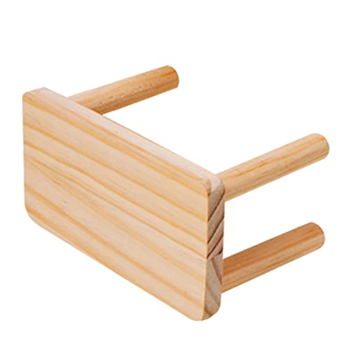 Garneck Holzplattform Für Hamster Kletterplattform Spielzeug Zubehör Für Hamsterkäfig Haustierbedarf Langlebig Und Sicher Zum Spielen Und Entdecken Glatte Kanten Schützen Die Haut von Garneck
