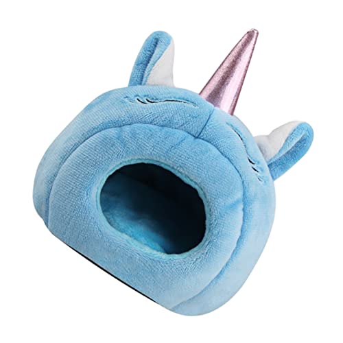 Garneck Kleines Haustier Einhorn Warmes Nest für Hamster Süßes Versteck Verbessert Schlafqualität und Wohlbefinden für Käfige Zufällig Garneck Kleines Haustier Einhorn Warmes Nest für Hamster Süßes Versteck Verbessert Schlafqualität und Wohlbefinden für Käfige Zufällig von Garneck