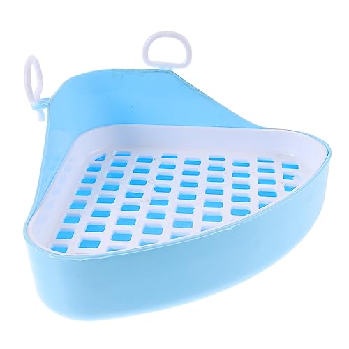 Garneck Kleintier Dreieckige Toilette für Katzen und Ecktoilette aus Robustem Platzsparend Reinigen für Badezimmer Garneck Kleintier Dreieckige Toilette für Katzen und Ecktoilette aus Robustem Platzsparend Reinigen für Badezimmer von Garneck