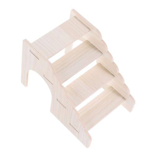 Garneck Kleiner Hamster Käfigleiter Holzleiter Spielzeug Für Meerschweinchen Ratten Eichhörnchen Haustier Kletterleiter Für Hamsterkäfig Trainings Und Spielspaß von Garneck