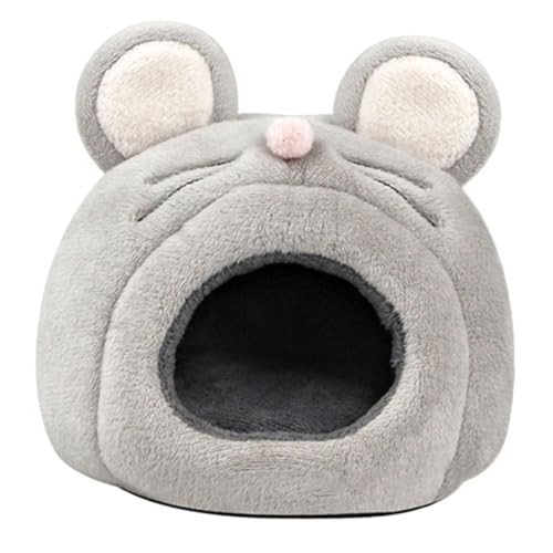 Garneck Kleintier Nest Aus Plüschkomfort Für Hamster Chinchillas Und Meerschweinchen Multifunktionales Versteck Für Käfige Für Kleine von Garneck