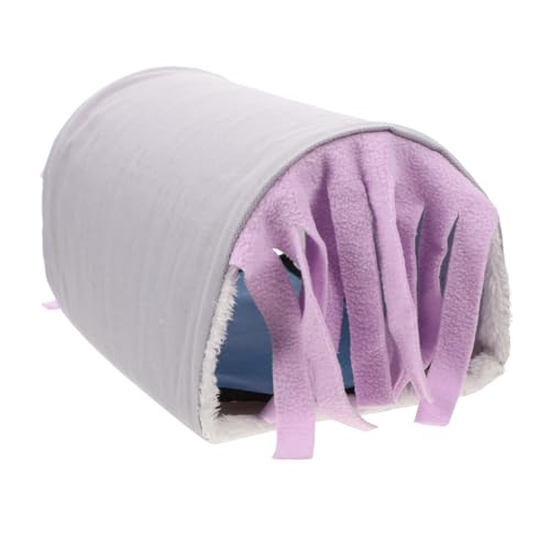 Garneck Kleintier Tunnel Nest für Hamster und Meerschweinchen Kuscheliges Versteck für Kleine Haustiere und Komfortables Schlaf und Spielplatzdesign von Garneck