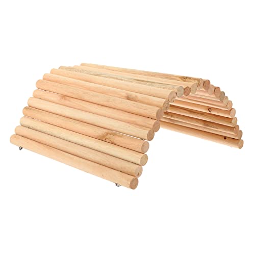 Garneck Kreatives Hamsterversteck Hölzerne Brücke für Kleintiere für Hamster Meerschweinchen Mäuse aus Natürlichem Holz Fördert die Fähigkeiten von Kleintieren Geruchsneutral Sicher und Garneck Kreatives Hamsterversteck Hölzerne Brücke für Kleintiere für Hamster Meerschweinchen Mäuse aus Natürlichem Holz Fördert die Fähigkeiten von Kleintieren Geruchsneutral Sicher und von Garneck