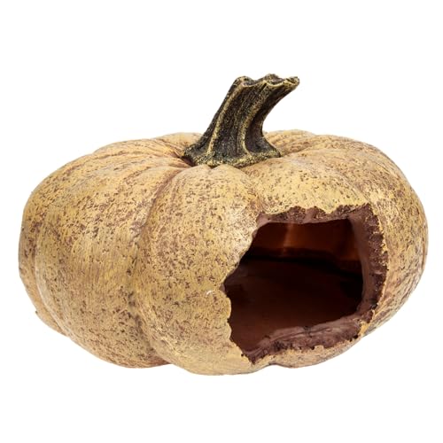 Garneck Kürbis Versteckhaus Reptilien Versteckhöhle Kleines Großes Reptilienversteck Dekoration Kürbis Reptilienversteck Gecko Terrarium Für Behälter Lebensraum Kürbisse von Garneck