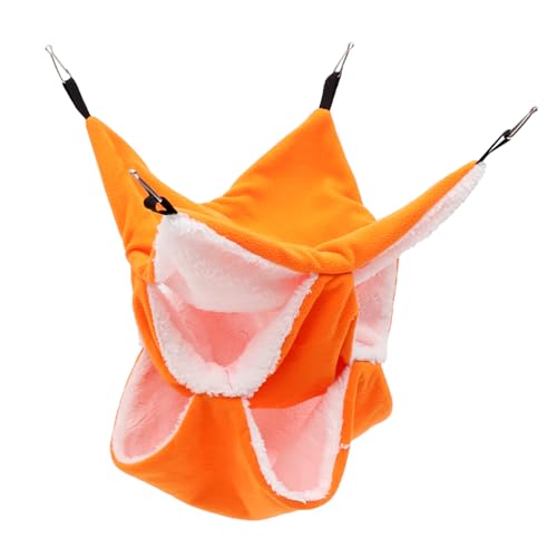 Garneck Kuschelhängematte für Hamster und Kleintiere Doppellagige und Bequeme Hängematte für Nagetiere für Schlaf Hamster Meerschweinchen Garneck Kuschelhängematte für Hamster und Kleintiere Doppellagige und Bequeme Hängematte für Nagetiere für Schlaf Hamster Meerschweinchen von Garneck