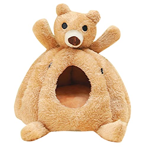 Garneck Kuschelhöhle Für Hamster Bequemes Und Warmes Hamsterhaus Aus Sicherem Material Für Kleine Haustiere Wie Hamster Meerschweinchen Und Chinchillas Im Käfig von Garneck