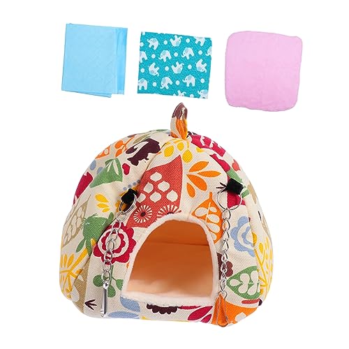 Garneck Kuschelhöhle für Hamster und Meerschweinchen Warmes Schlafnest aus Weichem Material für Winter Bietet und Privatsphäre für Kleintiere für Hamster von Garneck