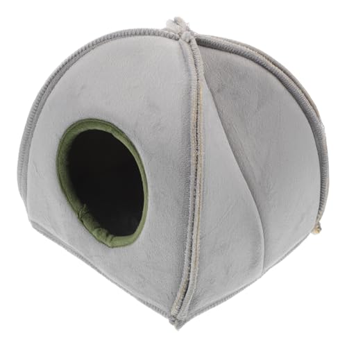 Garneck Kuscheliges Hamsterhaus mit Windschutz Warmes Nest für Kleine für Hamster Chinchillas und Meerschweinchen Design zu Reinigen von Garneck