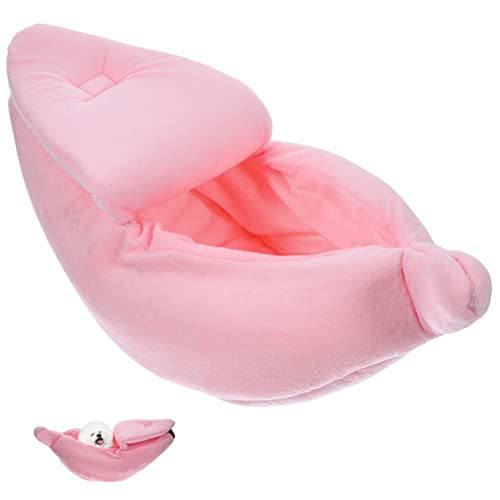 Garneck Winter Nest Für Kleine Haustiere Warmes Bequemes Chinchilla-Bett -Form Geeignet Für Hamster Meerschweinchen Und Andere Nager von Garneck