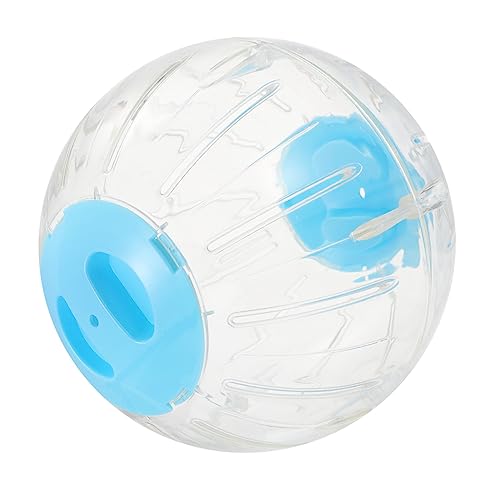 Garneck Laufballspielzeug Hamsterübung Gegen Langeweile Hamster-laufball Artikel Spielzeughamster Laufen Hamster -übungsball Transparenter Laufball Für Hamster Groß Plastik Blue von Garneck
