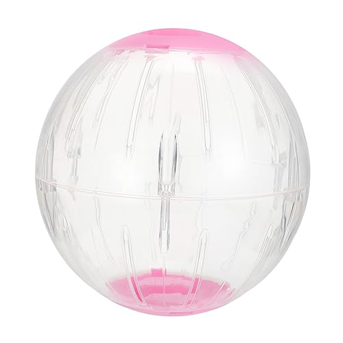 Garneck Laufballspielzeug Kleiner Hamster Hamster-laufball Haustier Hamster Herumlaufen Hamster -übungsball Zwerghamster Hamsterräder Hamsterbälle Haustiere Plastik Rosa von Garneck