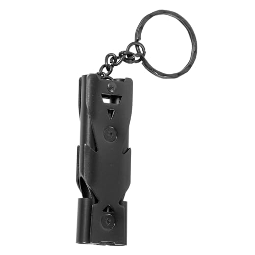 Garneck Metall Hundepfeife und Vogeltrainerpfeife aus Edelstahl Geräuscharme Trainingshilfe für Hunde und Vögel Kompakt und Leicht für Outdoor Camping und Haustierkommunikation Dunkelgrau von Garneck
