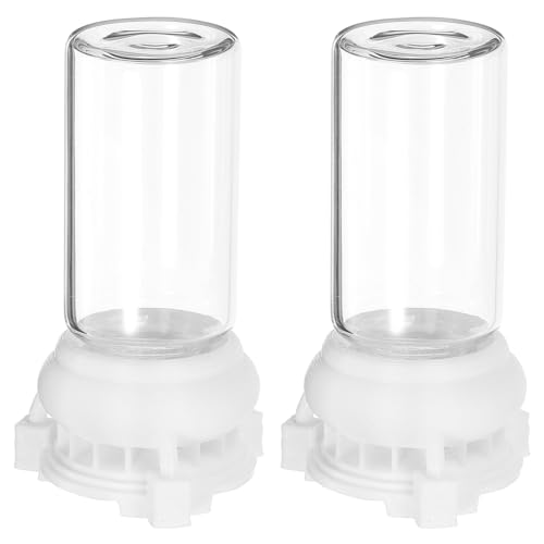 Garneck Mini Ameisentränke Und Futterspender Set – 2 Stück 10 Ml Transparente Kunststoff Ameisenfarm Zubehör Für Optimale Wasser- Und Nahrungsversorgung in Ihrem Ameisennest von Garneck