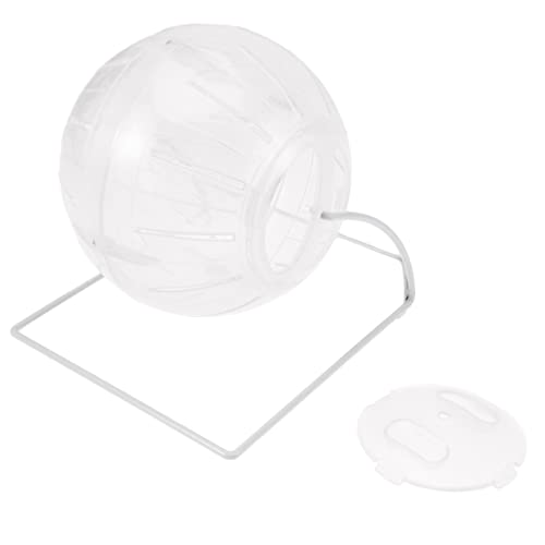 Garneck Miniball Für Haustiere Hamster Klar Multi Nagetier Hamsterbälle Für Zwerghamster Übung Haustierspielzeug Kleines Haustier Läuft Über Den Ball Hamsterspielzeug Hamster Mit Ständer von Garneck