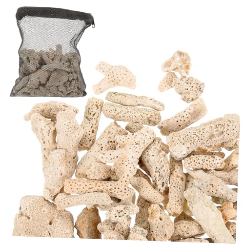 Garneck Natürlicher Korallenknochensand Aquarium Filtermedium mit Hoher Wasserdurchlässigkeit und Wiederverwendbarkeit Effektive Wasserfilterung für Süß Salzwasserfische Verbessert Garneck Natürlicher Korallenknochensand Aquarium Filtermedium mit Hoher Wasserdurchlässigkeit und Wiederverwendbarkeit Effektive Wasserfilterung für Süß Salzwasserfische Verbessert von Garneck