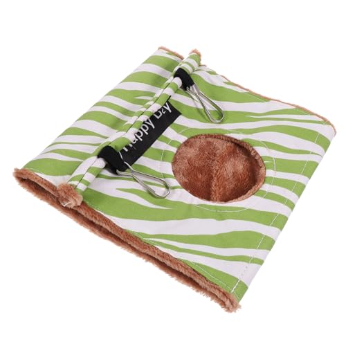 Garneck Papageienhängematte für Kleintiere Kuschelhöhle aus Weichem Material für Wellensittiche und Andere Kleine Haustiere mit Stabiler Struktur und Bequemem Design Käfig Schlafplatz von Garneck