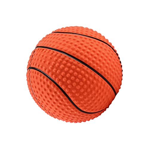 Garneck Pet Basketball Quietschende Welpenspielzeuge Interaktive Hundespielzeug Lustiger Ball Für Hunde Haustiere Kauer Zähne Hunde-Basketball Hundeball Emulsion Orange Garneck Pet Basketball Quietschende Welpenspielzeuge Interaktive Hundespielzeug Lustiger Ball Für Hunde Haustiere Kauer Zähne Hunde-Basketball Hundeball Emulsion Orange von Garneck