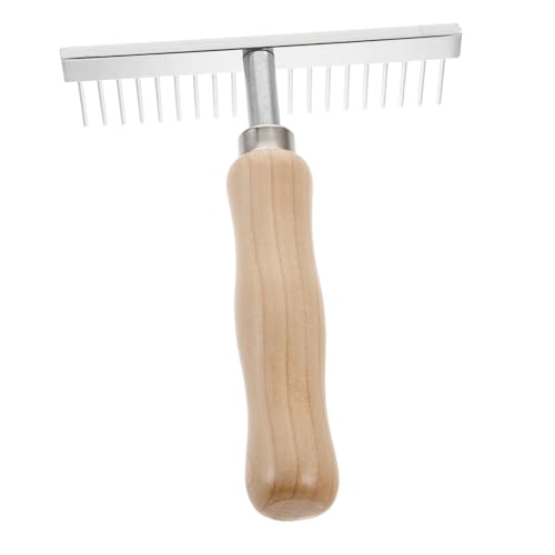 Garneck Pferdepflegebürste mit Holzgriff Effizientes Entfilzen Entfernen von Haar und Knoten für Pferde und Vieh Robustes Langlebiges Pflegewerkzeug für Glattes Fell Garneck Pferdepflegebürste mit Holzgriff Effizientes Entfilzen Entfernen von Haar und Knoten für Pferde und Vieh Robustes Langlebiges Pflegewerkzeug für Glattes Fell von Garneck