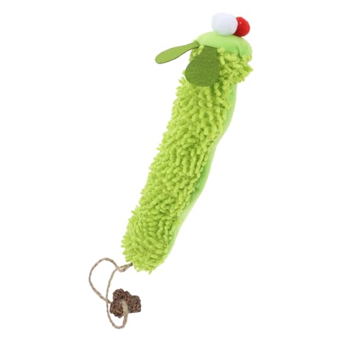 Garneck Plüschkatzenspielzeug Katzenspielzeug Interaktiv Katzenspielzeug Mit Katzenminze Katzenfischspielzeug Kätzchenspielzeug Mit Katzenminze Fischplüsch Light Green von Garneck