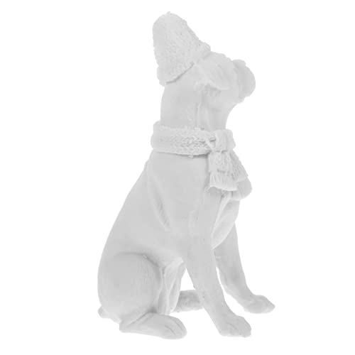Garneck DIY-hundestatue Zum Bemalen Für Junge Mädchen Kleine Unfertige Hundefigur Aus Harz Bastelbares Hundespielzeug Für Kreativität Und Farbkenntnis von Garneck