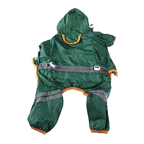 Garneck Regenmantel Für Kleine Reflektierende Regenjacke Aus Wasserdichter Hundemantel Für Welpen S Für Pomeranian von Garneck