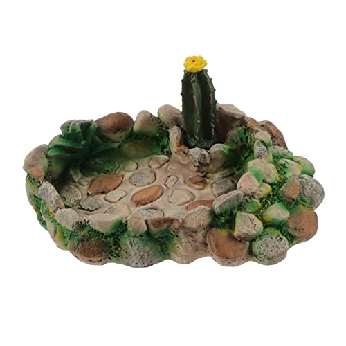 Garneck Reptilien Fütterungsschale aus Harz Design für Eidechsen und Schildkröten Stabile und Langlebige Futterschale für Sicheres Fressen Terrarium Garneck Reptilien Fütterungsschale aus Harz Design für Eidechsen und Schildkröten Stabile und Langlebige Futterschale für Sicheres Fressen Terrarium von Garneck