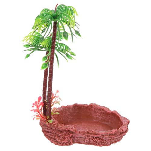 Garneck Reptilien Wasserschale Für Schildkröten Und Schlangen Futterschale Mit Simulation Baumdesign Zu Reinigen Für Terrarien Wasser Garneck Reptilien Wasserschale Für Schildkröten Und Schlangen Futterschale Mit Simulation Baumdesign Zu Reinigen Für Terrarien Wasser von Garneck