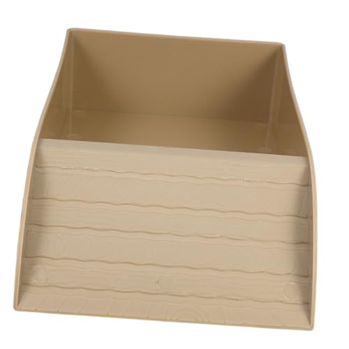 Garneck Schildkrötenbadewanne Reptilienkletterspielzeug Wassernapf Für Reptilien Kletterrampe Für Schildkröten Lebensraumplattform Für Schildkröten Schildkrötenwasserbecken Coffee Plastik von Garneck