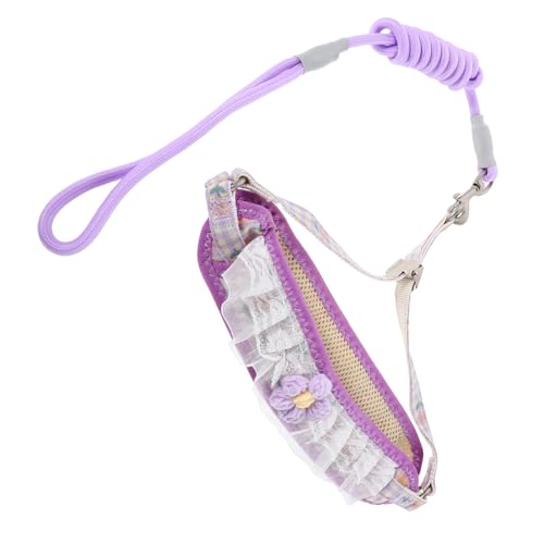 Garneck Set Hundeleine Haustier Laufseil Katzen Laufgeschirr Hundegeschirr Katzen Reisegeschirr Katzengeschirrgurt Hunde Laufausrüstung Kätzchen Traktionsgeschirr Seil von Garneck