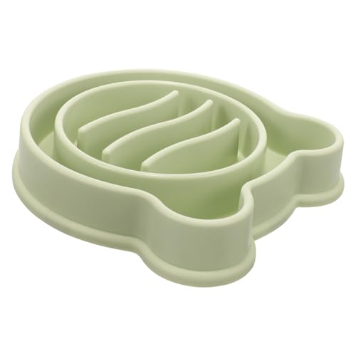 Garneck Slow-Food-Bowl Langsamer Futternapf Für Hunde Rosa Hundefutternapf Hundenäpfe Haustier Erhöht Essen Schüssel Groß Klein Hundefütterung Erzogen Slow Feeder Hundenapf Pp Light Green von Garneck
