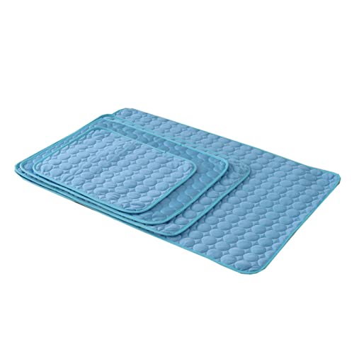 Garneck Sommerkühlmatte für Haustiere Hundekühlungspad wehe Kühlkissen für Hunde Kühlung für Hunde Hundebett Stoff Cool pet Supplies haustierbedarf Haustier -Sommermatte Pet Pad Sky-Blue Garneck Sommerkühlmatte für Haustiere Hundekühlungspad wehe Kühlkissen für Hunde Kühlung für Hunde Hundebett Stoff Cool pet Supplies haustierbedarf Haustier -Sommermatte Pet Pad Sky-Blue von Garneck