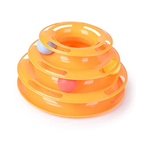 Garneck Spielzeugbälle Für Katzen Kätzchenspielzeug Für Wohnungskatzen Ball Interaktives Katzen-puzzlespielzeug Interaktive Katze Katzenspielzeug Tablett Haustier Yellow Garneck Spielzeugbälle Für Katzen Kätzchenspielzeug Für Wohnungskatzen Ball Interaktives Katzen-puzzlespielzeug Interaktive Katze Katzenspielzeug Tablett Haustier Yellow von Garneck