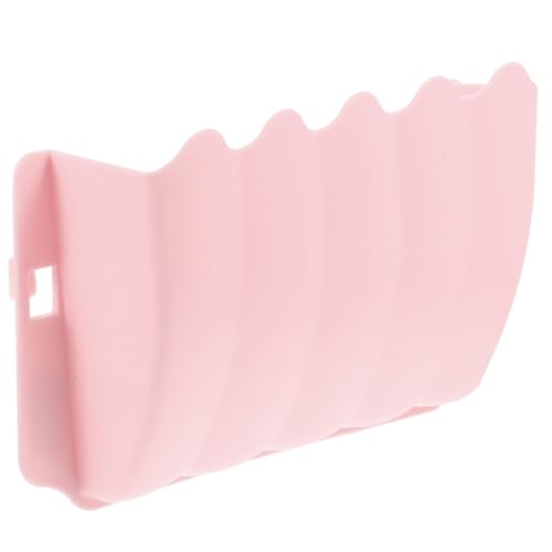 Garneck Strohhalm Feeder Kaninchen Meerschweinchen Hasen drinnen Haustier Futterbehälter für Hamster Kleiner Heufresser Fressgitter für Hamster Häschen-Feeder Rosa von Garneck