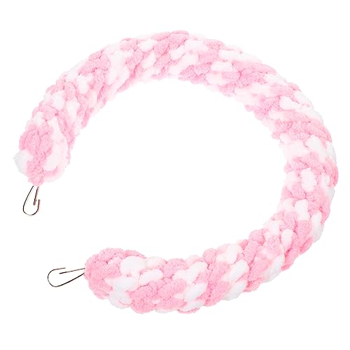 Garneck Sugar Glider Kletterseil Rattenkauspielzeug Rattenspielzeug rosa Zubehör Hamster hamsterspielzeug tragbares Zuckergleiter- Meerschweinchen Baumwollseil von Garneck