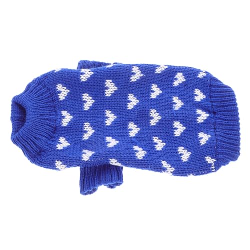 Garneck Valentinstag Hundepullover Dehnbar Gestrickt Für Kleine Bis Mittelgroße Modisches Design Warmes Haustierzubehör Für Kalte Wintertage von Garneck