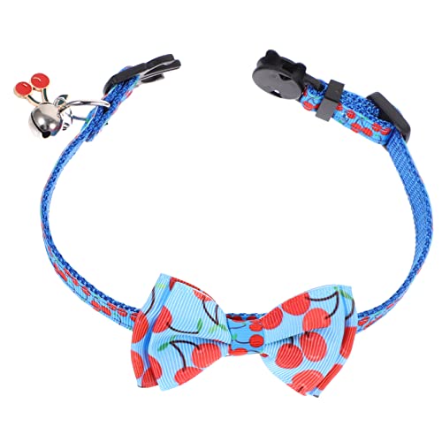 Garneck Verstellbares Hundehalsband Mit Dekorativem Bowknot Für Katzen Und Empfindliches Kätzchenkragen Mit Abnehmbarem Glöckchen Stilvolles Haustierzubehör von Garneck