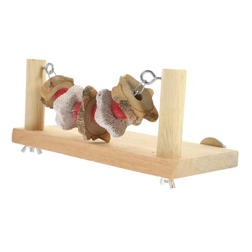 Garneck Vogel Sitzstange mit Kauspielzeug Holz für Wellensittich Käfig Einfache Installation Fördert Aktivität und Koordination für Papageien und Andere Zufällige Farbe Garneck Vogel Sitzstange mit Kauspielzeug Holz für Wellensittich Käfig Einfache Installation Fördert Aktivität und Koordination für Papageien und Andere Zufällige Farbe von Garneck