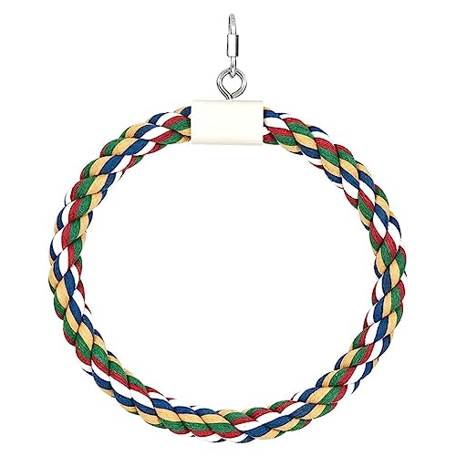 Garneck Vogelbiss Vogelschaukel Vogelspielzeug für den Käfig Papageienseilschaukel nager kleintierspielzeug Papagei Anhänger Papageienbissspielzeug Colorful Garneck Vogelbiss Vogelschaukel Vogelspielzeug für den Käfig Papageienseilschaukel nager kleintierspielzeug Papagei Anhänger Papageienbissspielzeug Colorful von Garneck