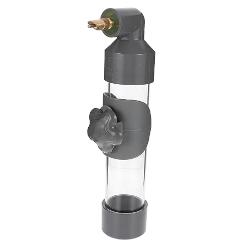 Garneck Vogeltrinker Spender Vogelzubehör Für Vogel Fütterer Halter Papagei Hängend Wasser Vogelfütterer Vögel Liefert Grey PVC von Garneck