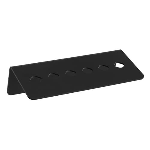 Garneck Wandmontierter Scherenrahmen platzsparend Aufbewahrungsregal für Friseurwerkzeuge Scherenetui für Friseure Scherenhalter für Stylisten Haarwerkzeughalter Wandhalterung Acryl Black von Garneck